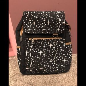 Cute black and brown backpack